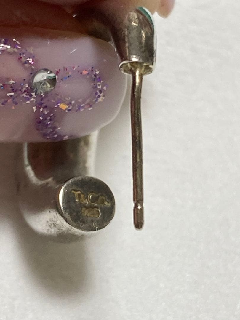じ*ん様 Tiffany シルバー925 フープピアス バックピンなし