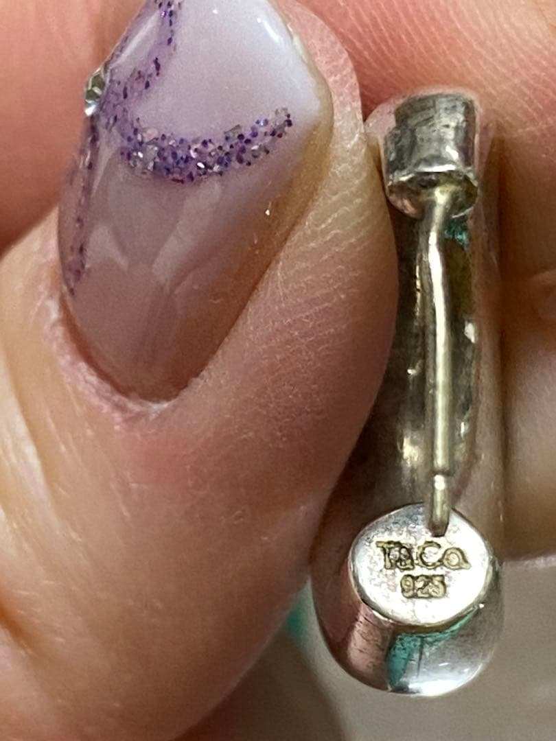 じ*ん様 Tiffany シルバー925 フープピアス バックピンなし