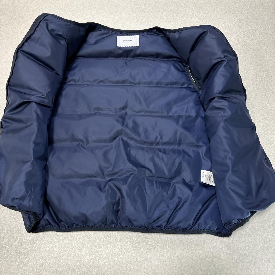 未使用級⭐️フレームワーク FRAMeWORK ダウンベスト ネイビー F