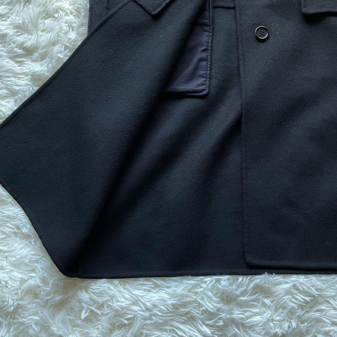 Marni ウール カシミヤ アンゴラ ダブルフェイス 7分袖 チェスターコート