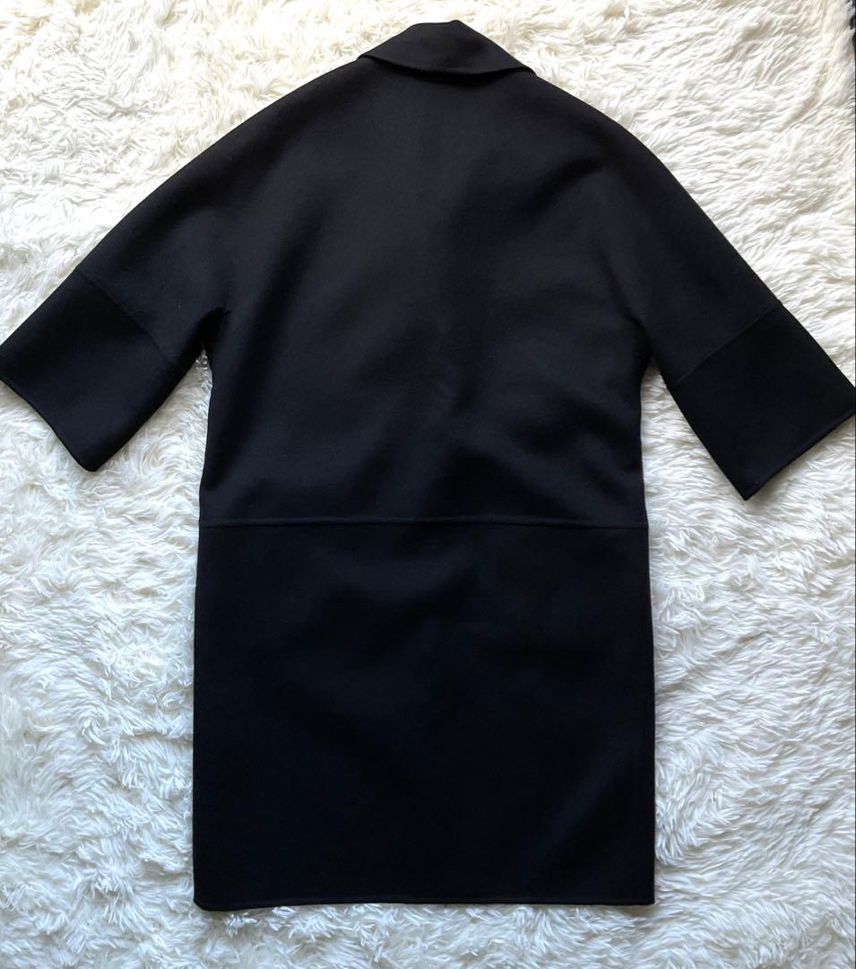 Marni ウール カシミヤ アンゴラ ダブルフェイス 7分袖 チェスターコート