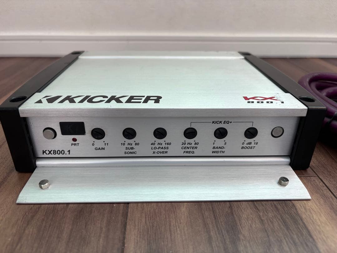 KICKER KX800.1 アンプ ベースコントローラー パワーケーブル付属