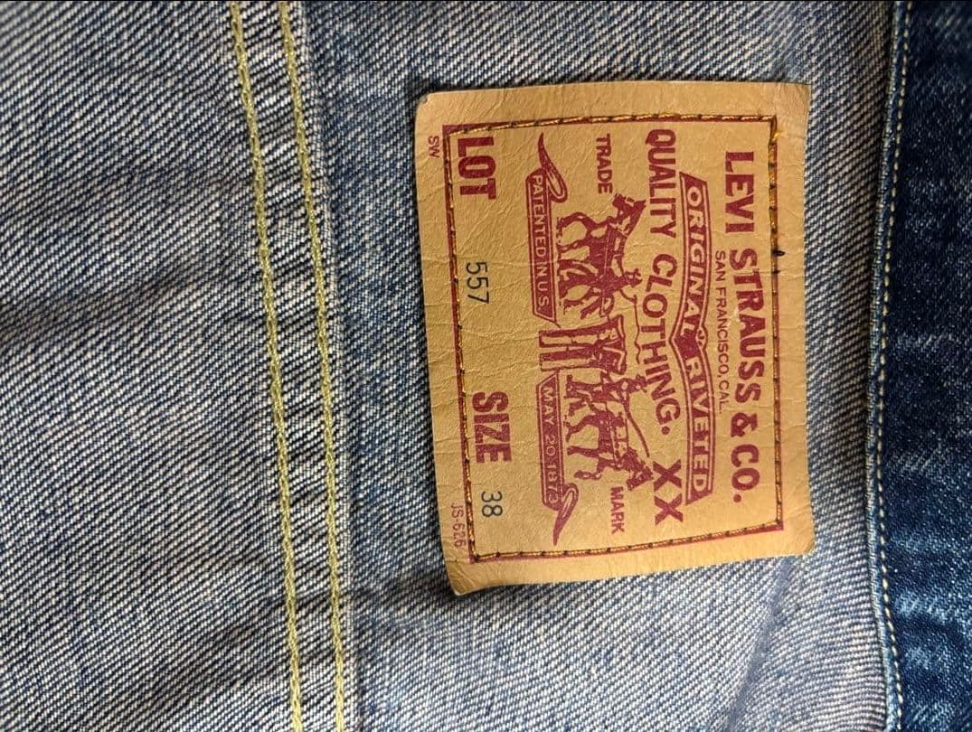 カ*チ様 Levi's 557 3rd 38 BIG E 90's