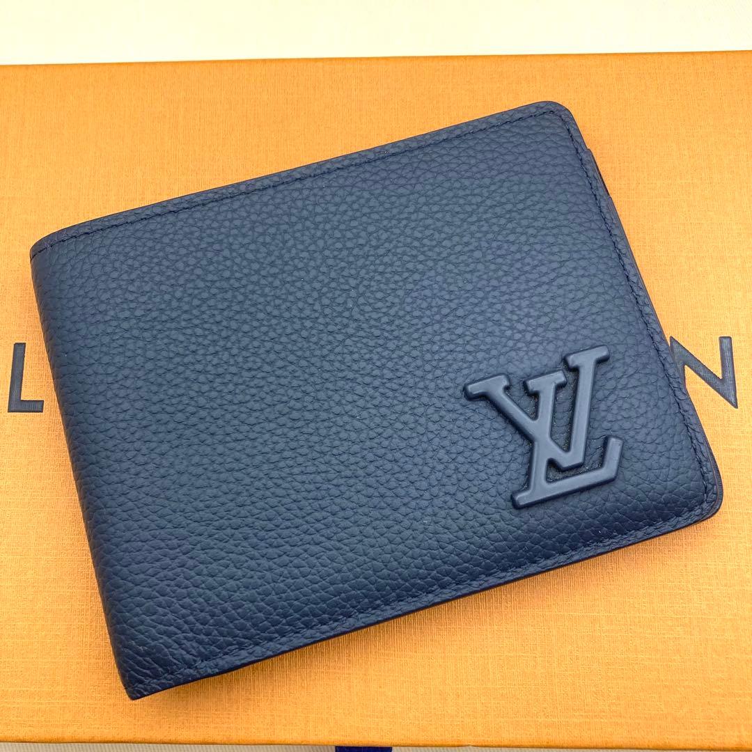 【美品・IC】ルイヴィトン アエログラム ミュルティプルネイビー 現行モデル