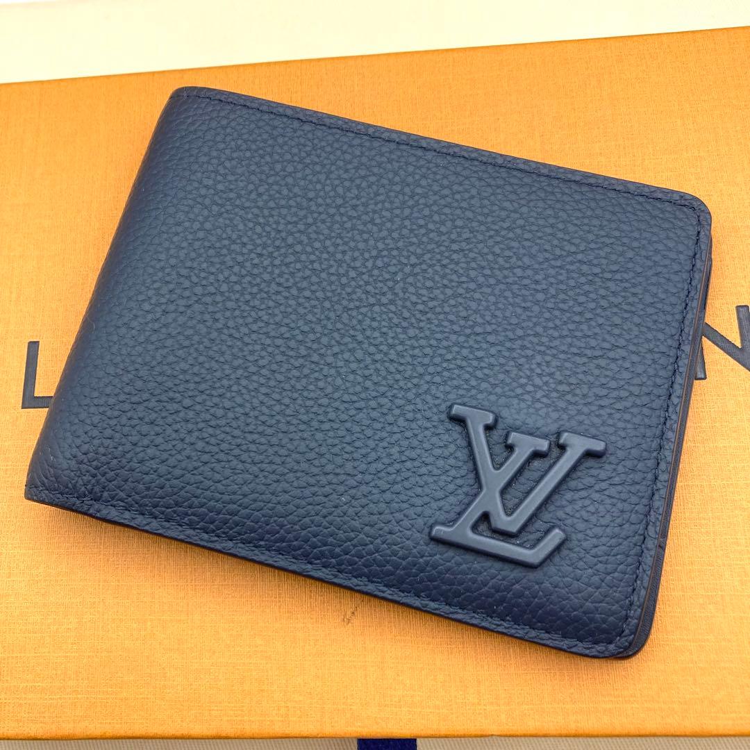 【美品・IC】ルイヴィトン アエログラム ミュルティプルネイビー 現行モデル