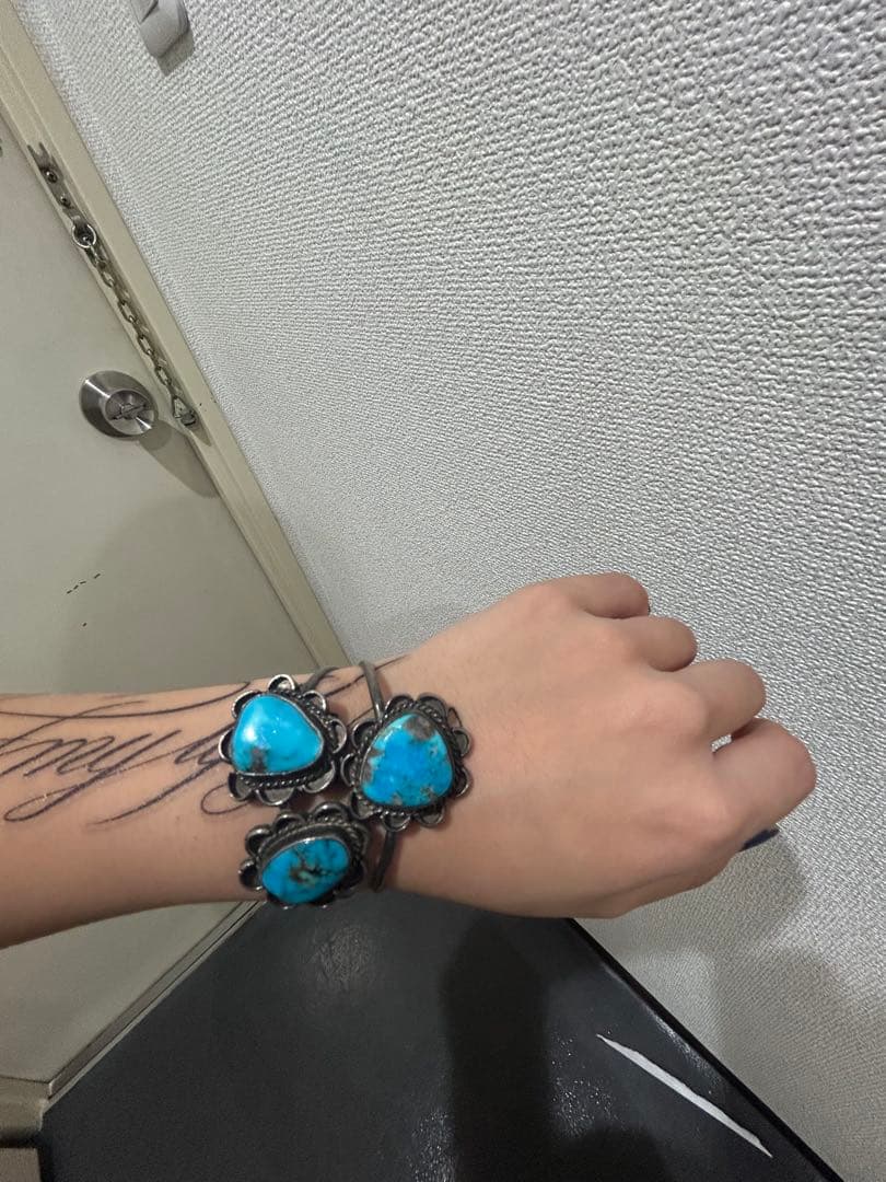 ターコイズ シルバー925 バングル