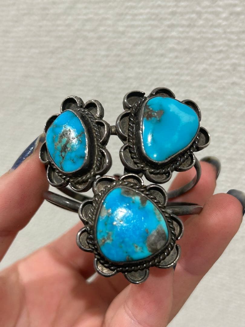 ターコイズ シルバー925 バングル