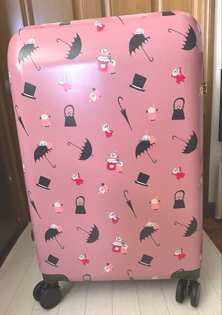 ひ*び様 新品未使用　 リトルミィのピンクのキャリーケース　 ５５Ｌ