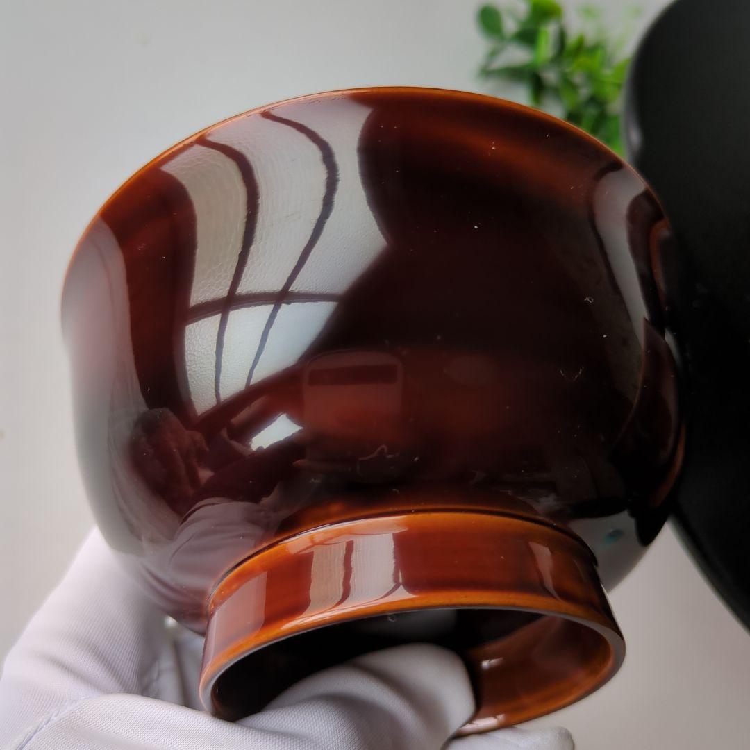 春慶塗　高級漆器　お椀　汁椀　５客　飛騨春慶