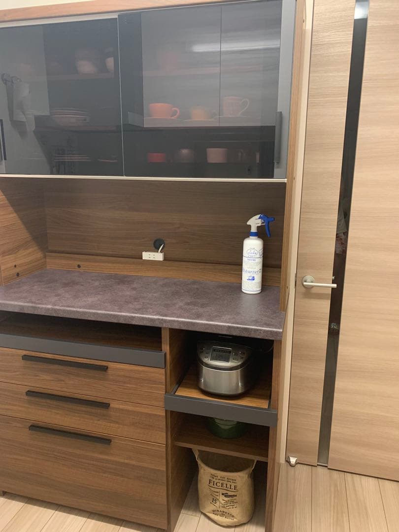 パモウナ　食器棚W1200