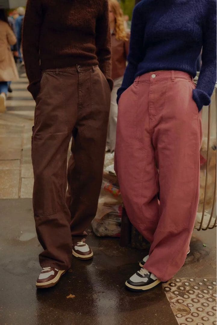 パンツ shishikui Painter pants / D.PINK 38