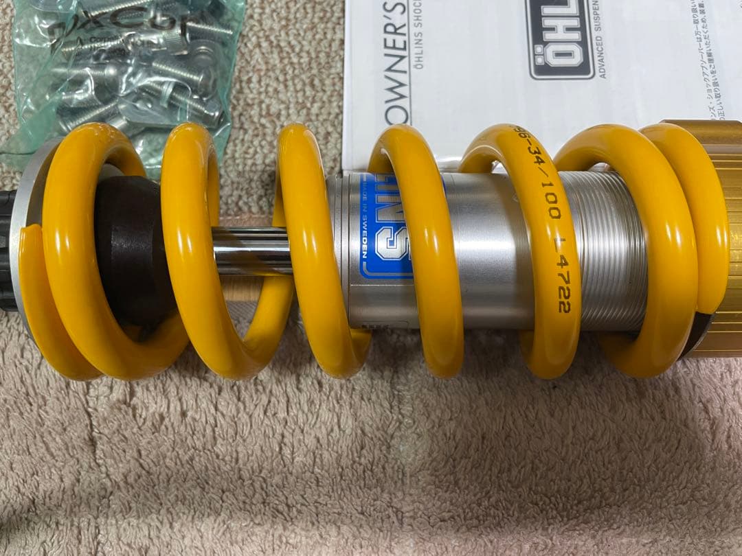 Z900RS オーリンズ　リアサス　セラミックプロコーティング