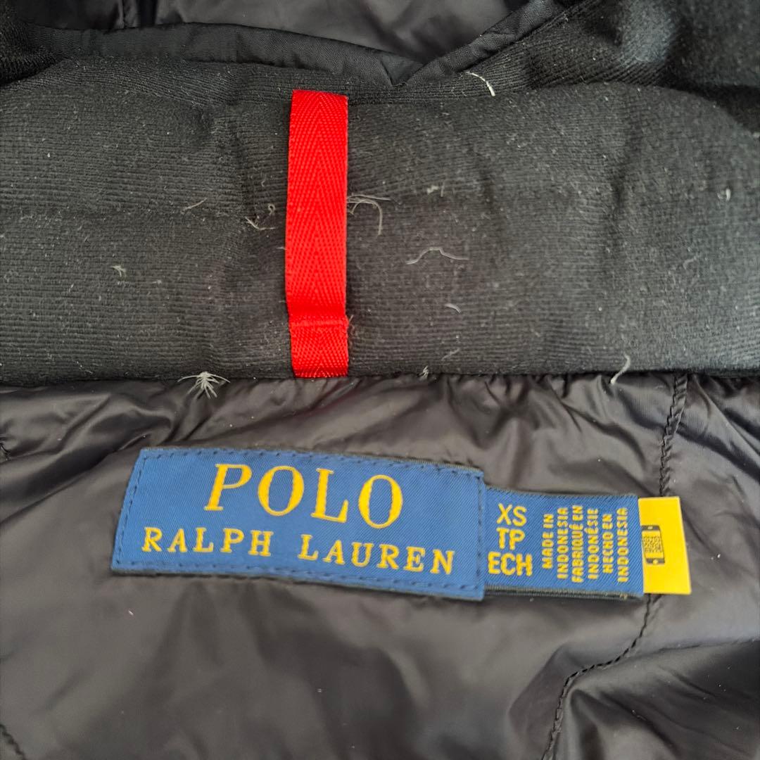 ポロ・ラルフ・ローレン 黒 ダウンベスト