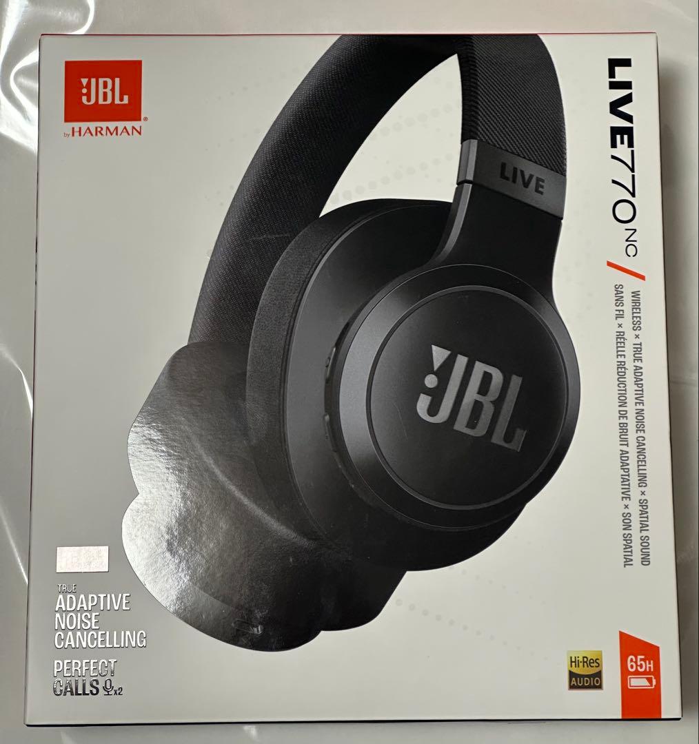 JBL LIVE770NC ブラック　ヘッドホン