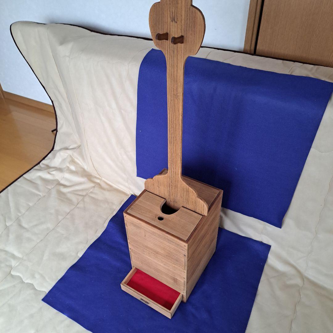 和楽器　三味線　二丁掛台