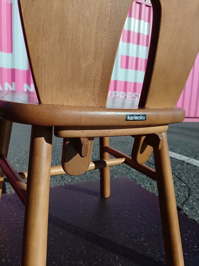 カリモク　ダイニングチェア　2脚セット