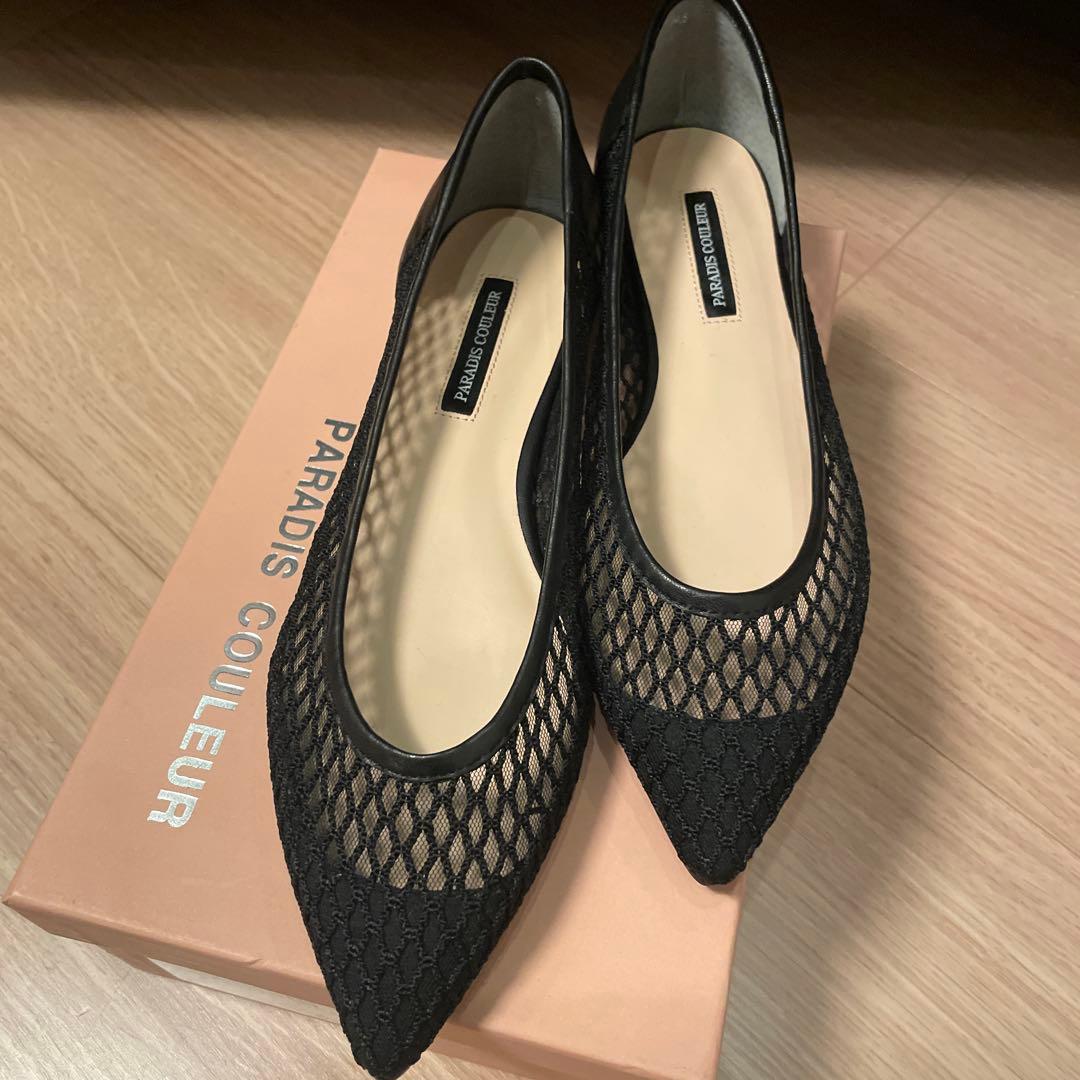 【未使用品】パンプス　パラダイスクチュール　24.5cm 百貨店購入