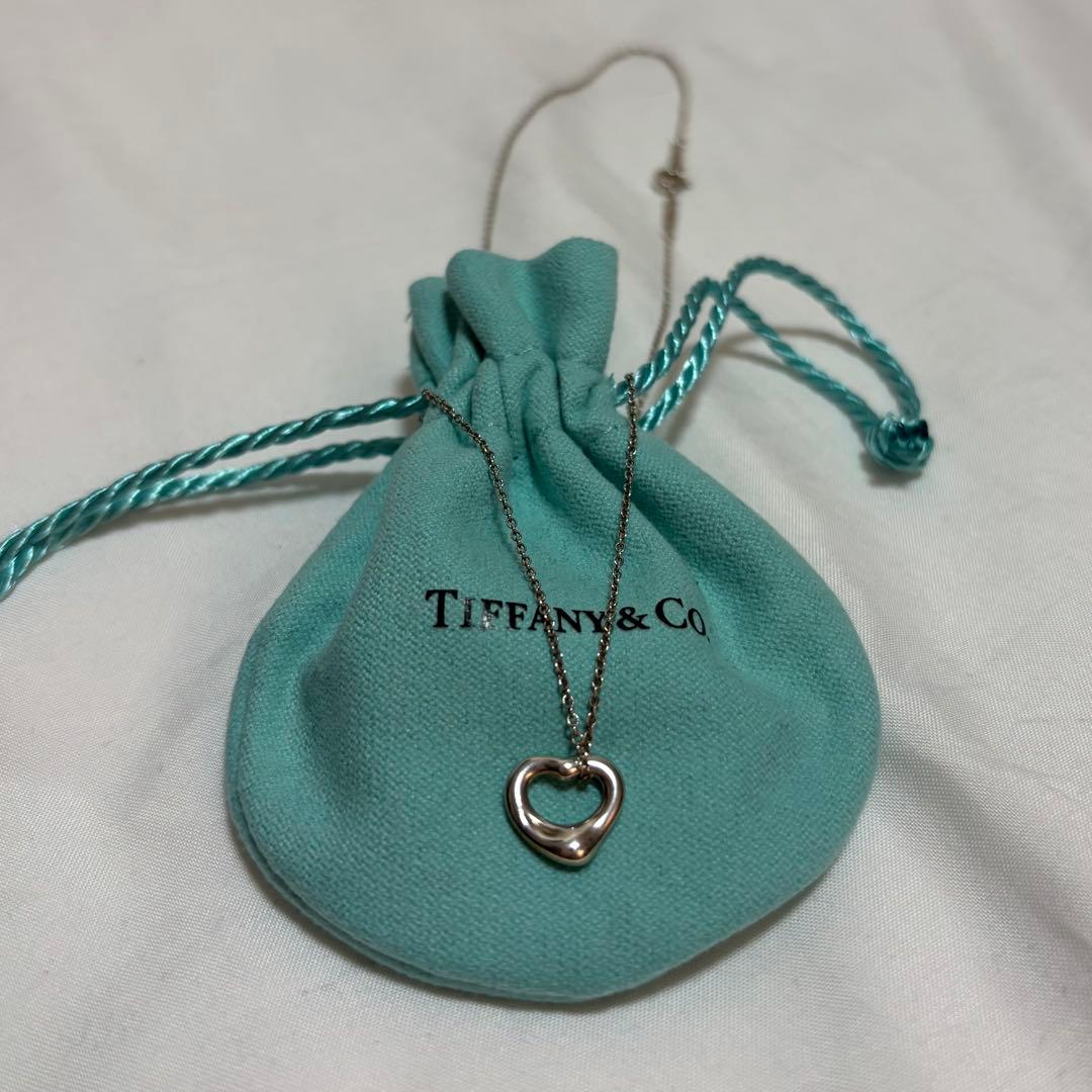 Tiffany & Co. ティファニーアンドコー オープンハートネックレス11