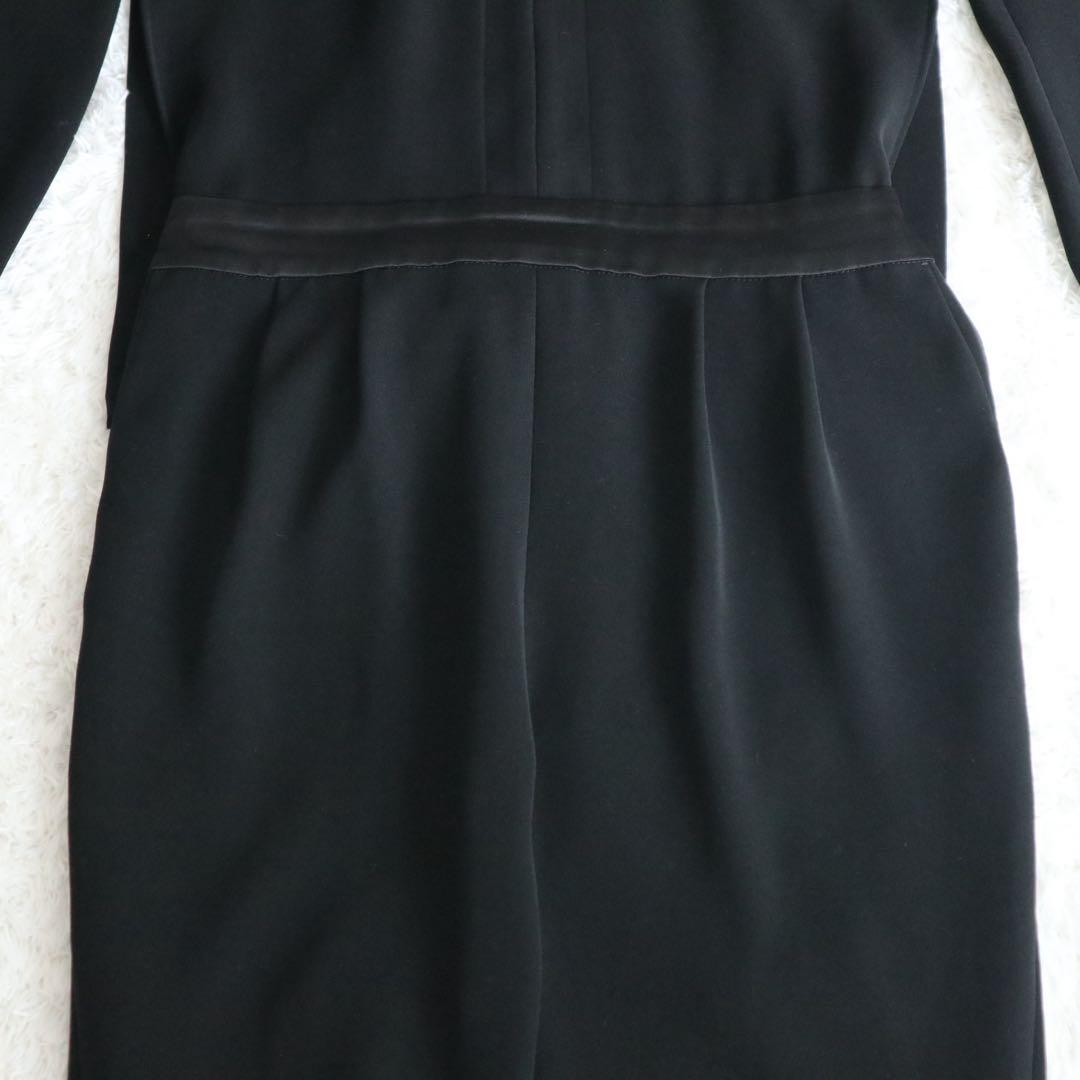 美品★YOKO CHAN オールインワン ジャンプスーツ Vネック 黒 38