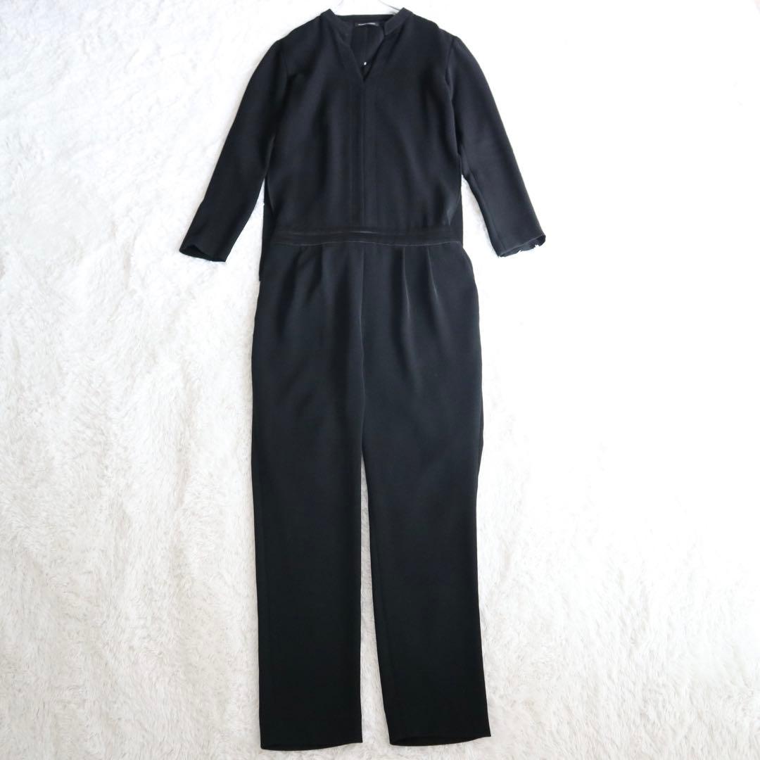 美品★YOKO CHAN オールインワン ジャンプスーツ Vネック 黒 38