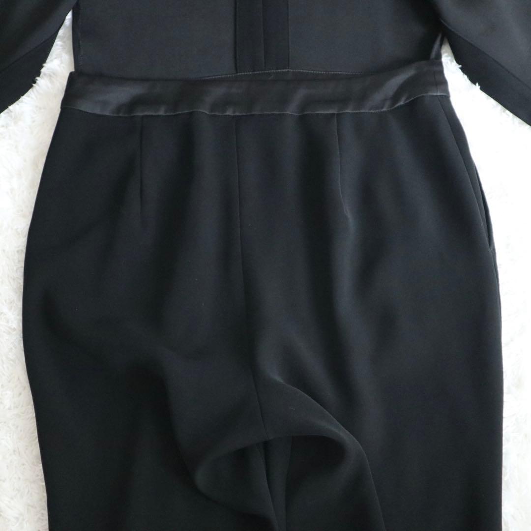 美品★YOKO CHAN オールインワン ジャンプスーツ Vネック 黒 38