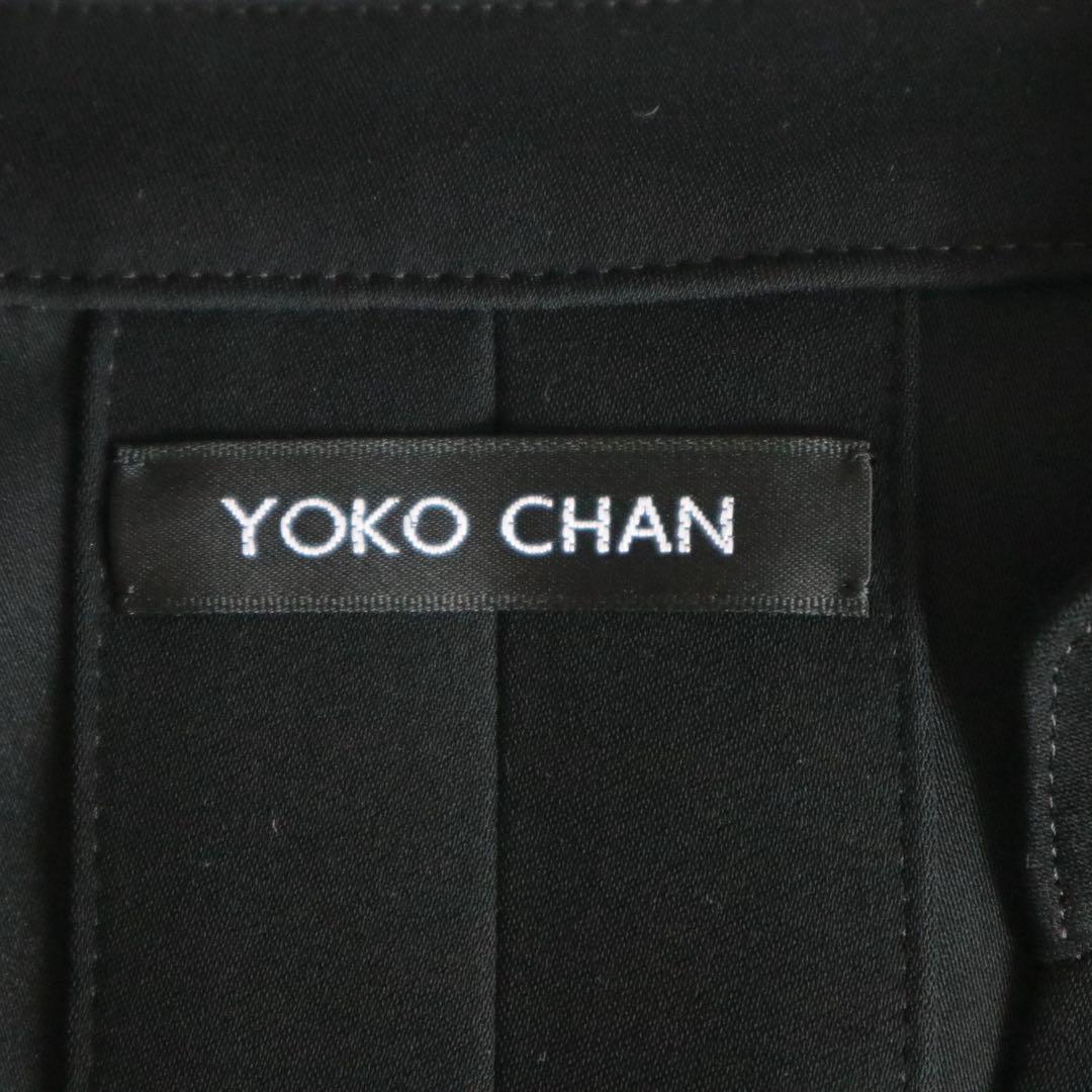 美品★YOKO CHAN オールインワン ジャンプスーツ Vネック 黒 38