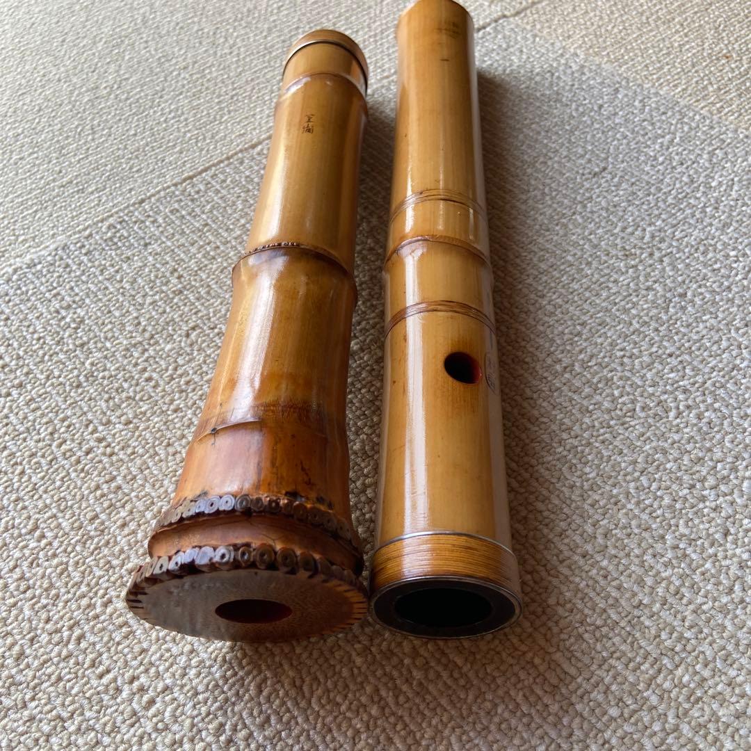 158 尺八　一尺八寸管　銘　精華三印