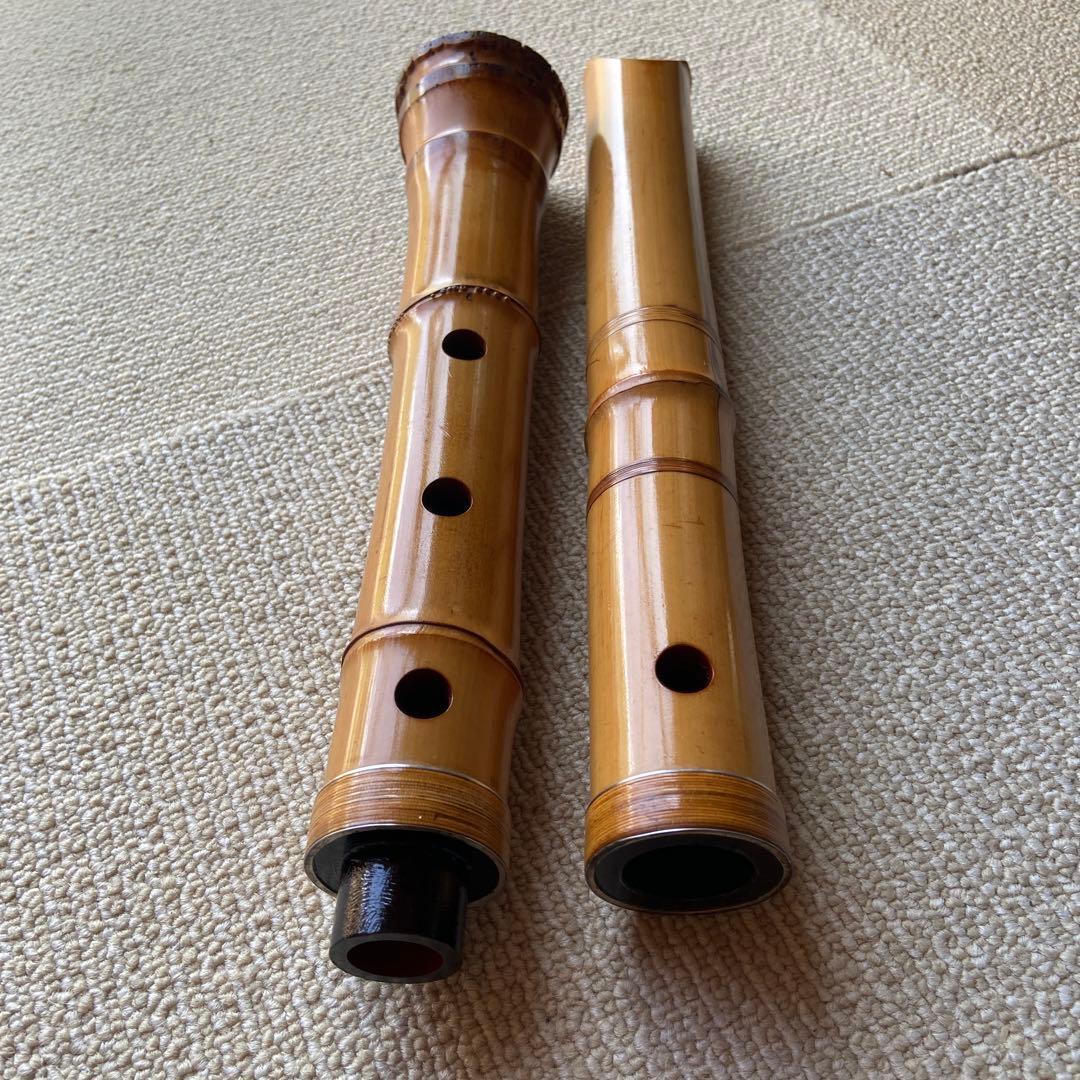 158 尺八　一尺八寸管　銘　精華三印