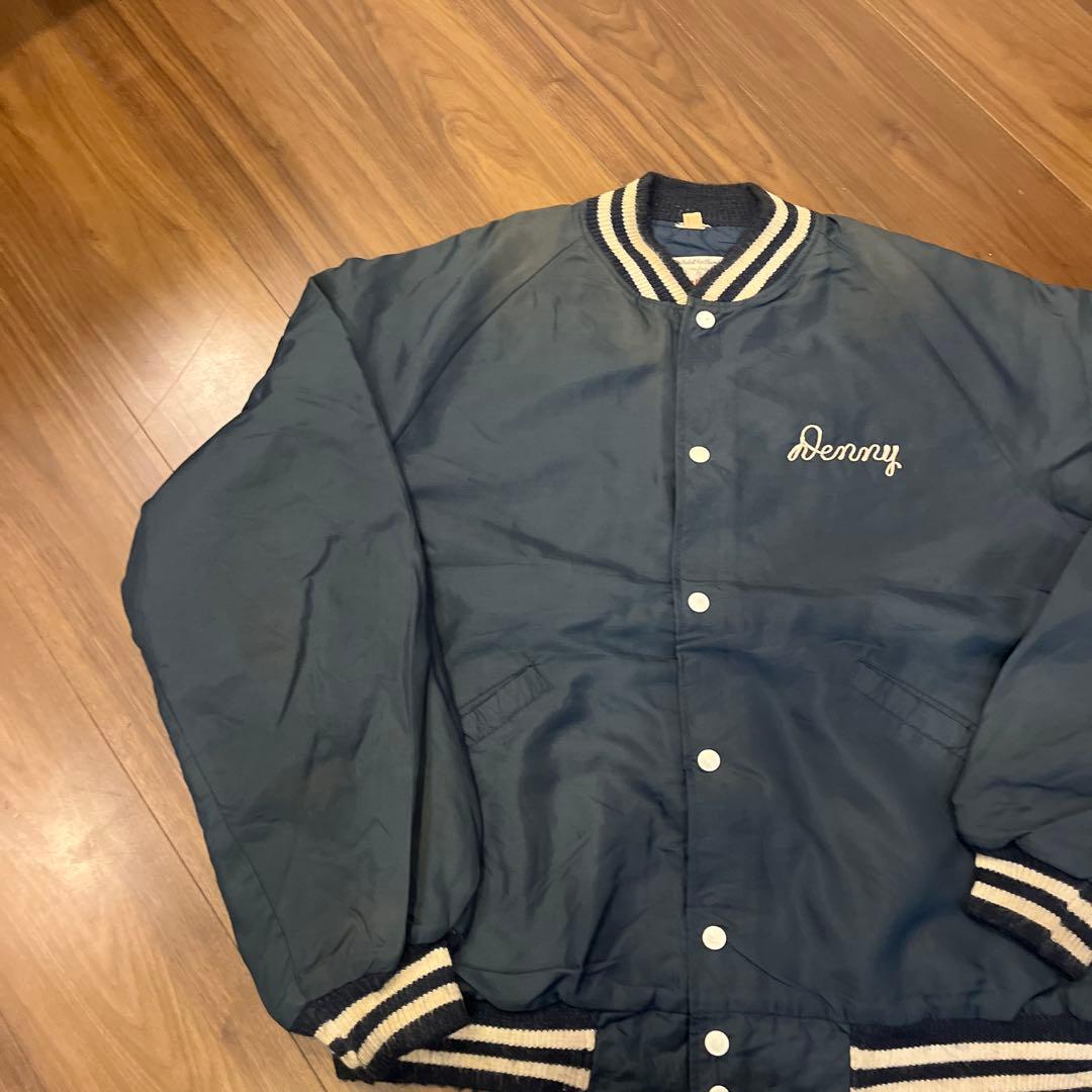 Vintage BUTWIN 80s/ヴィンテージジャケット/XXLネイビー