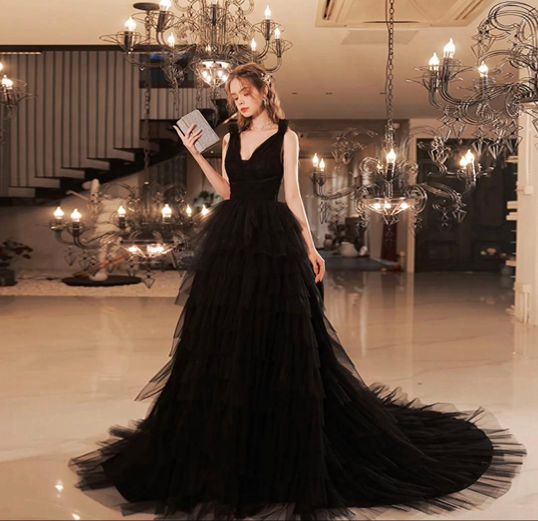 ウェディングドレス ブラック