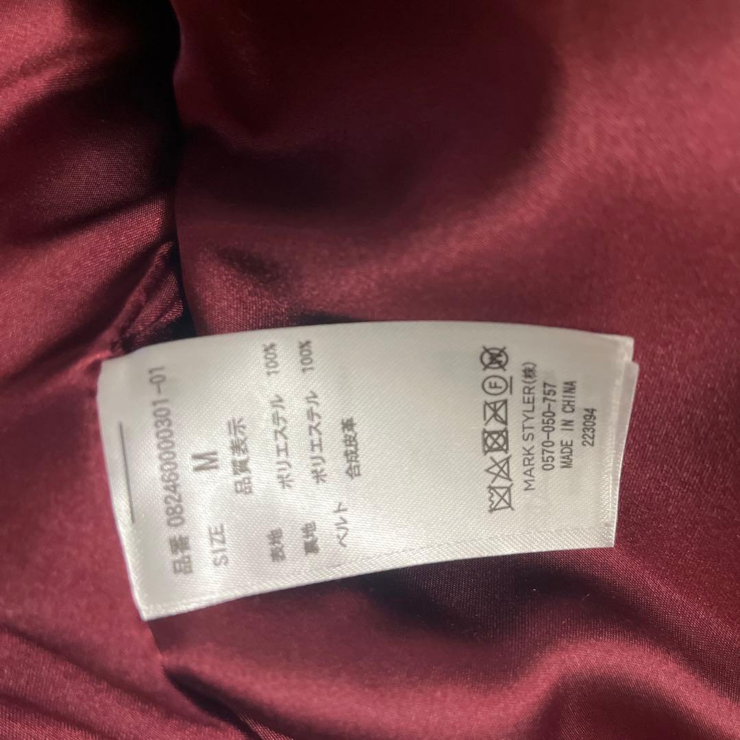 jouetie ジュエティ ベルトミドルファーコート ブラック