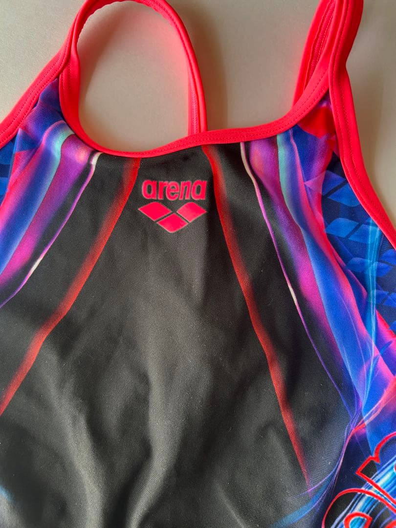 ✨美品✨arena 競泳用水着 セミロングスパッツ Sサイズ ブラック・ピンク