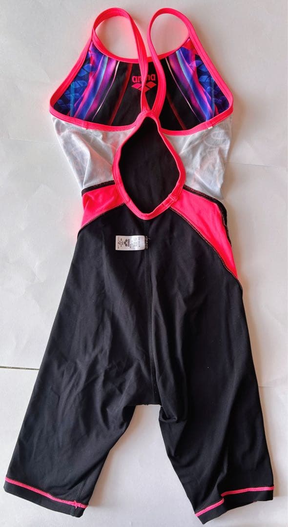 ✨美品✨arena 競泳用水着 セミロングスパッツ Sサイズ ブラック・ピンク