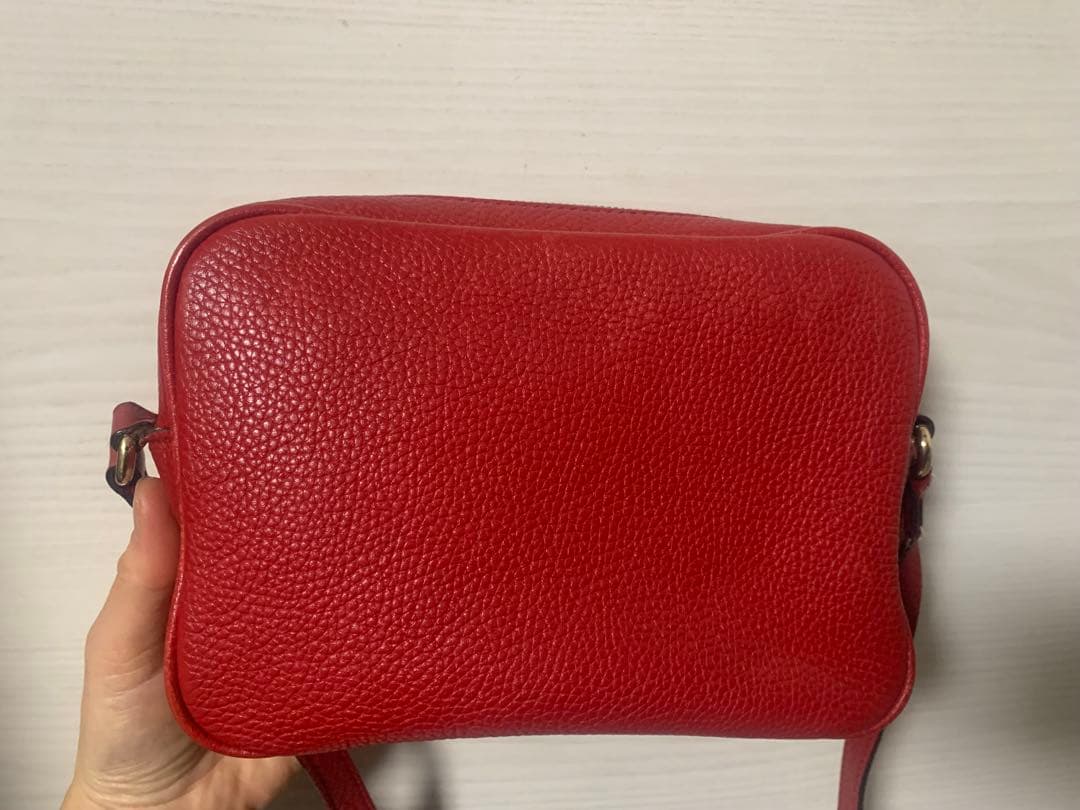 GUCCI ソーホー　ショルダーバッグ　赤
