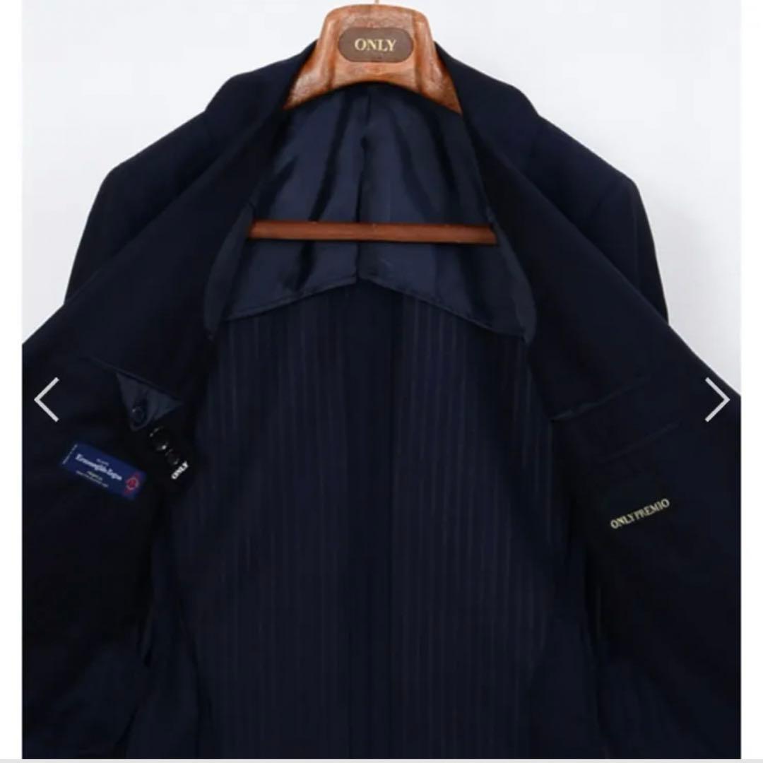 新品未使用 ONLYPREMIO Zegna/ゼニア/トロピカル/ネイビー/39