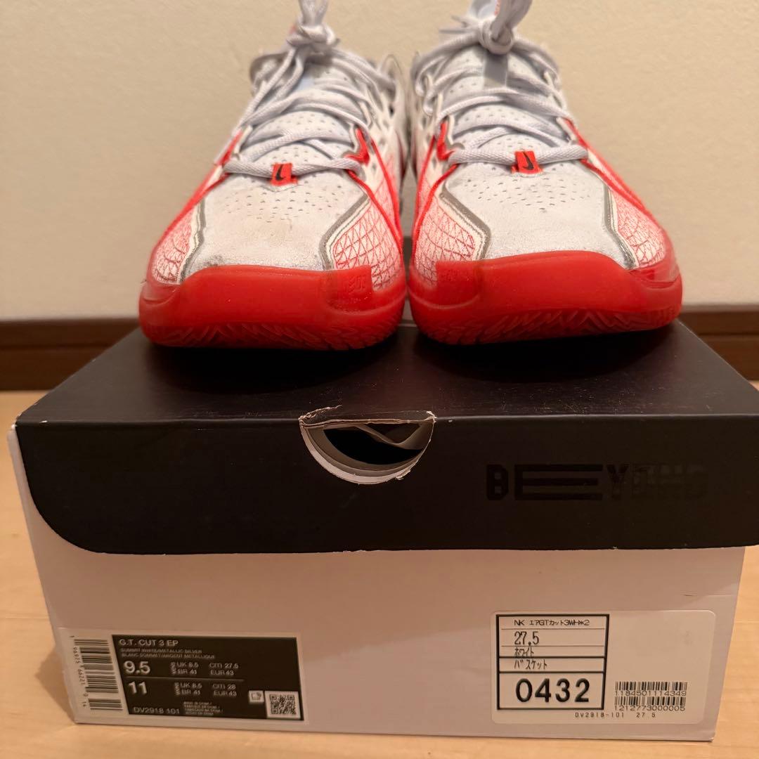【美品】NIKE GTカット3 ファーストカラー　27.5cm