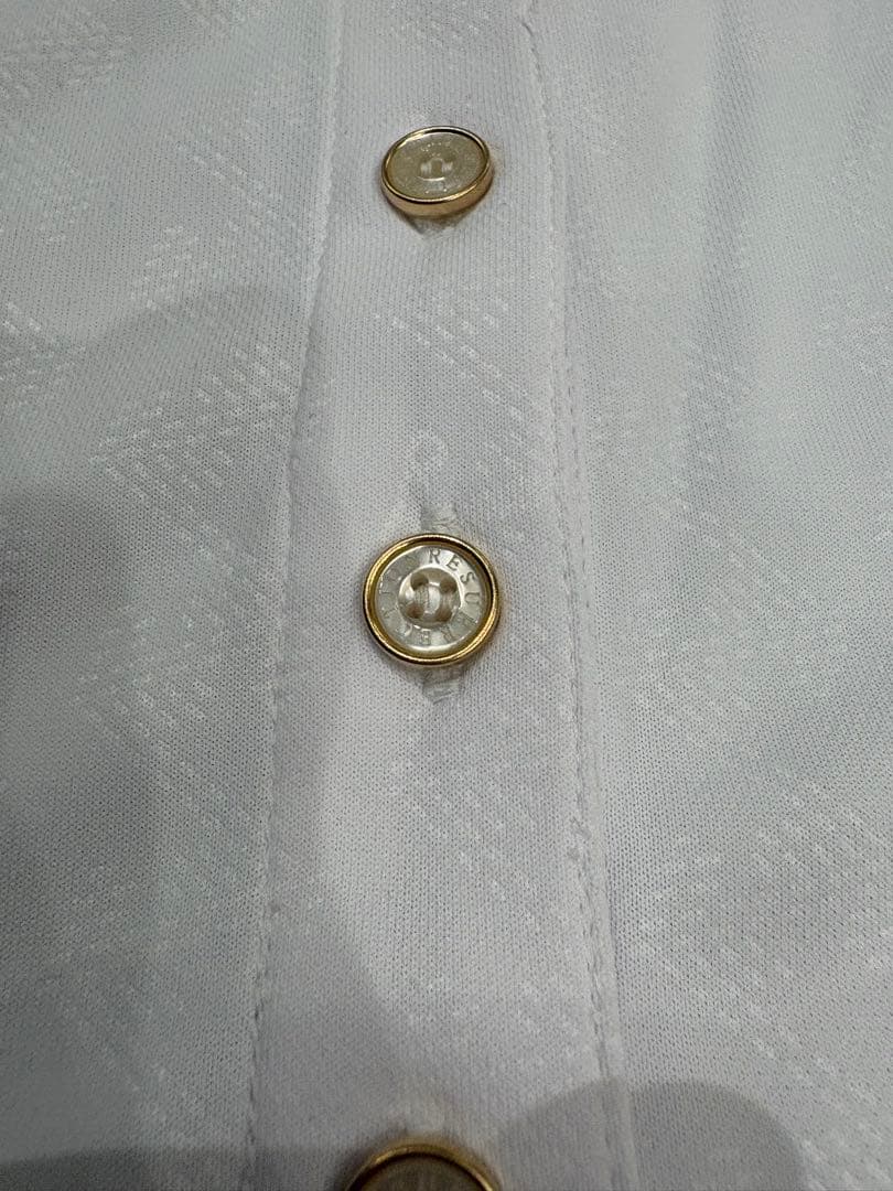 Resurrection ホワイトポロシャツ L