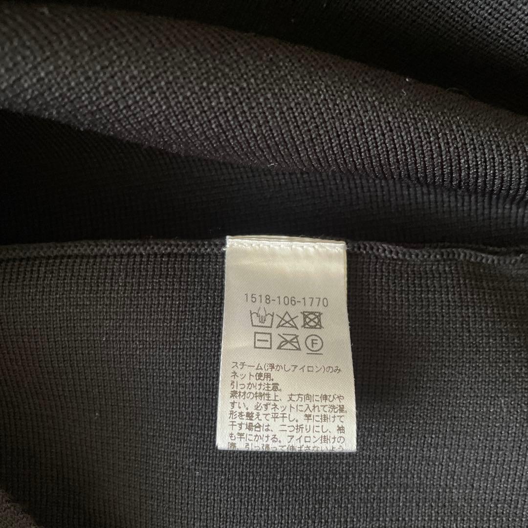 【美品】アローズ　ペプラム フリルスリーブ ニットベスト　ブラック