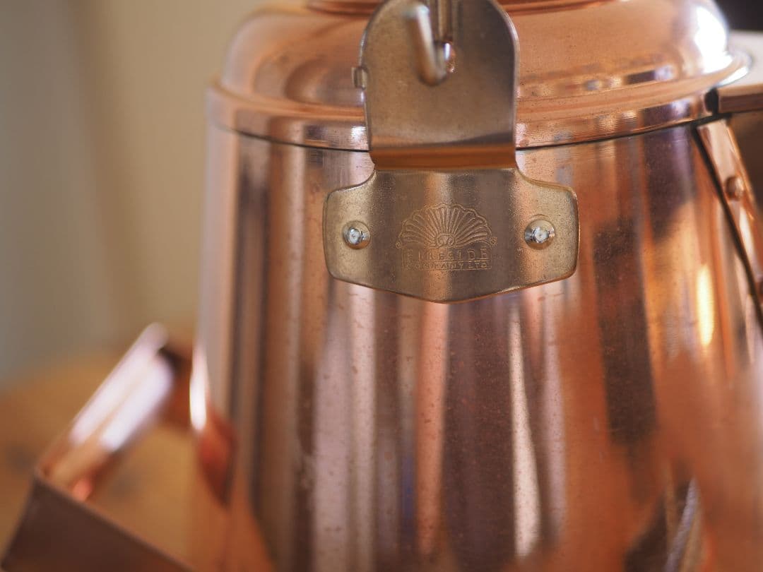 【未使用品】ファイヤーサイド/グランマーコッパーケトル小(12113)旧ロゴ