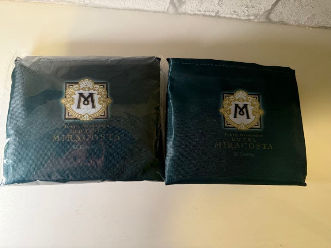 ※値下げ可　非売品　新品未使用　ホテルミラコスタ　本革キーケース　エコバッグ付き