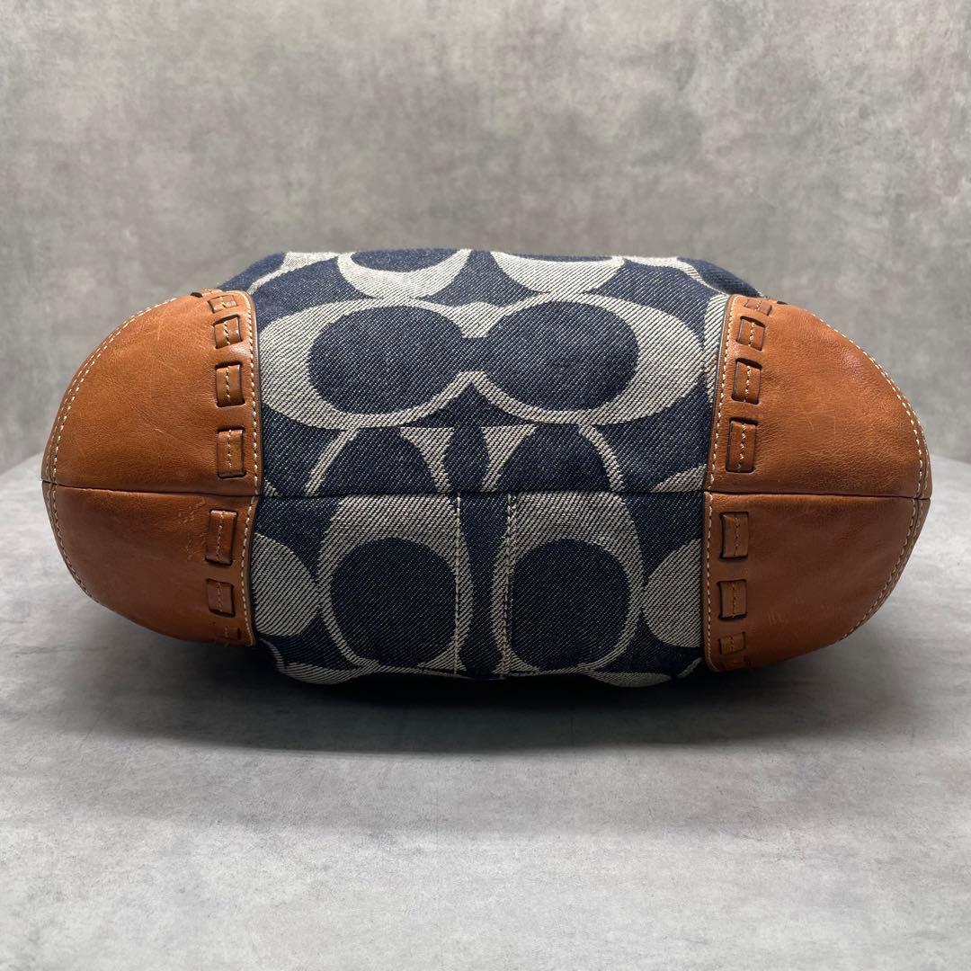 バッグ COACH 12748 Signature Denim Hobo Bag Y2K