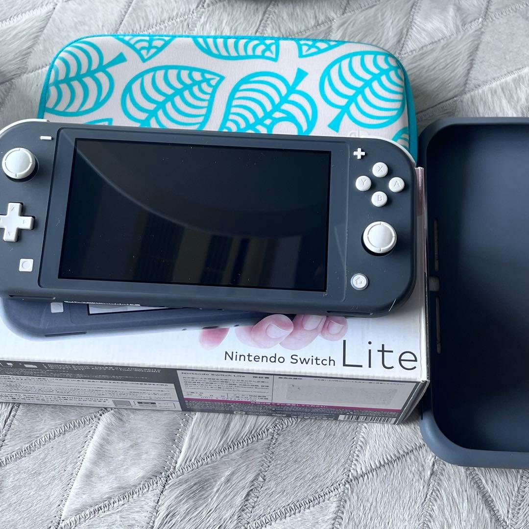 美品！動確済Nintendo Switch Lite グレー