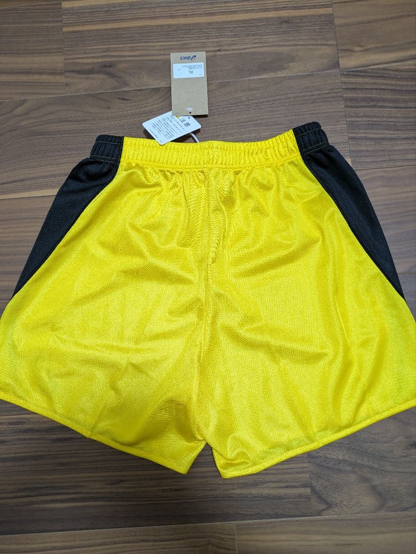 ✳︎レアイエロー　ASICS　アシックス　バレーボール　ゲームパンツ　パンツ