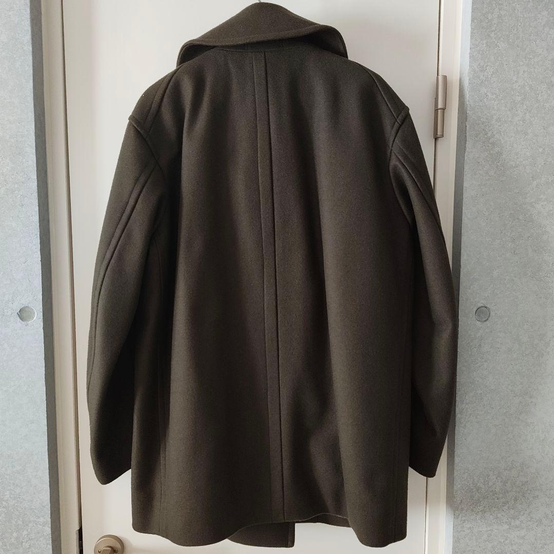 +J UNIQLO ウールピーコート ブラウン Lサイズ