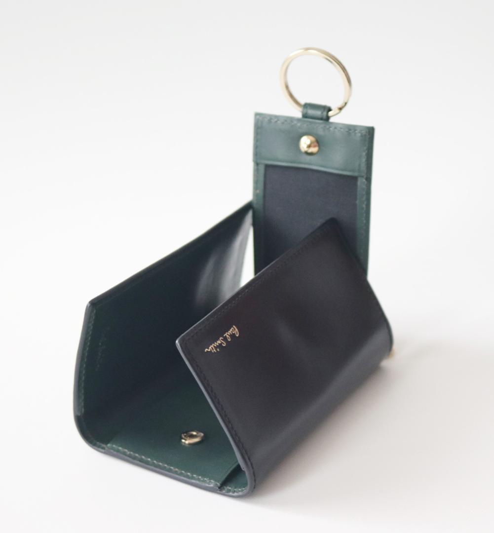 39,600円新品【ポールスミス】コードバン馬革 高級4連キーケース 黒