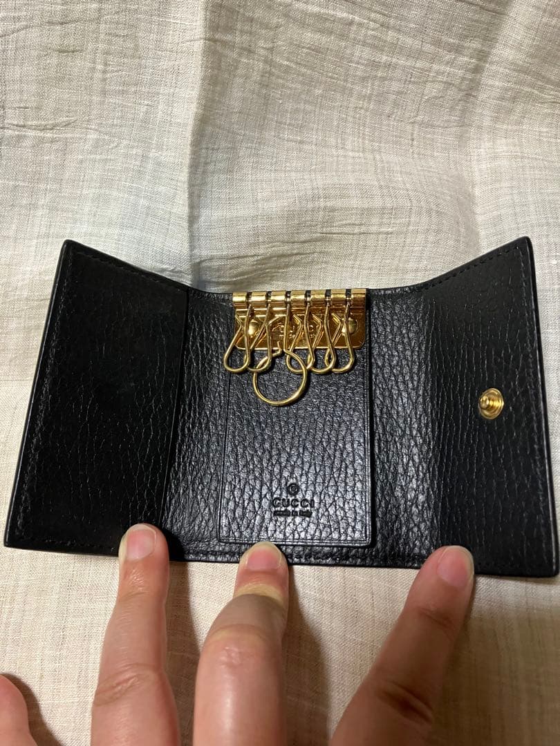 GUCCI☆GGマーモント6連キーケース　美品