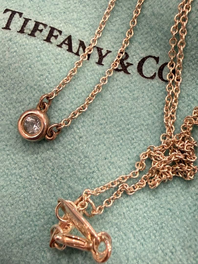 極美品⭐︎即発送！ティファニー　ネックレス　バイザヤード　アクアマリン　925