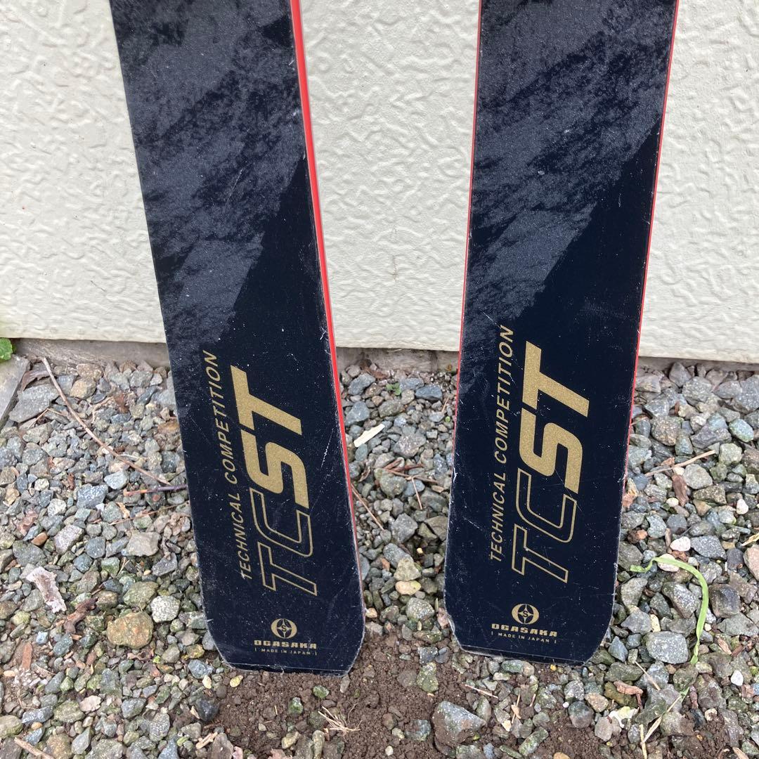 OGASAKA TC-ST 165スキー板 ビンディング付