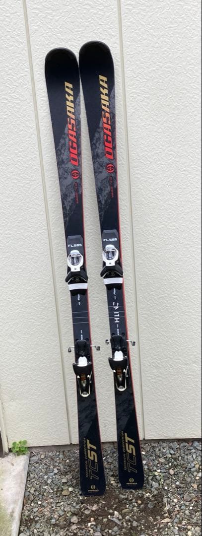 OGASAKA TC-ST 165スキー板 ビンディング付