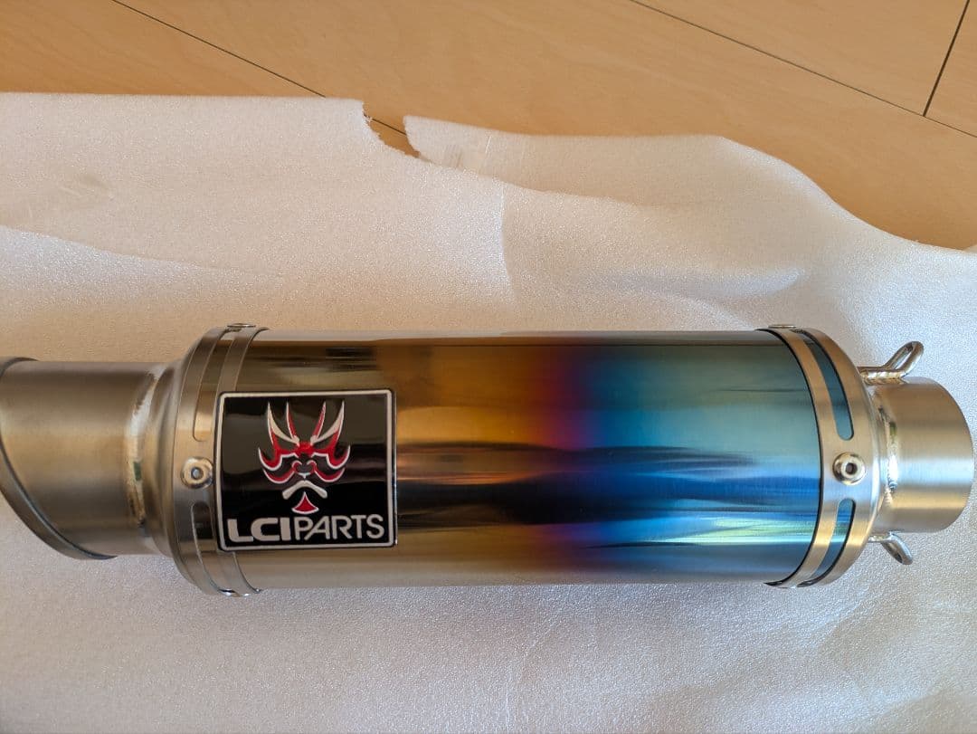 カワサキ ZX 4R LCI PARTS ショートチタン スリップオン マフラー